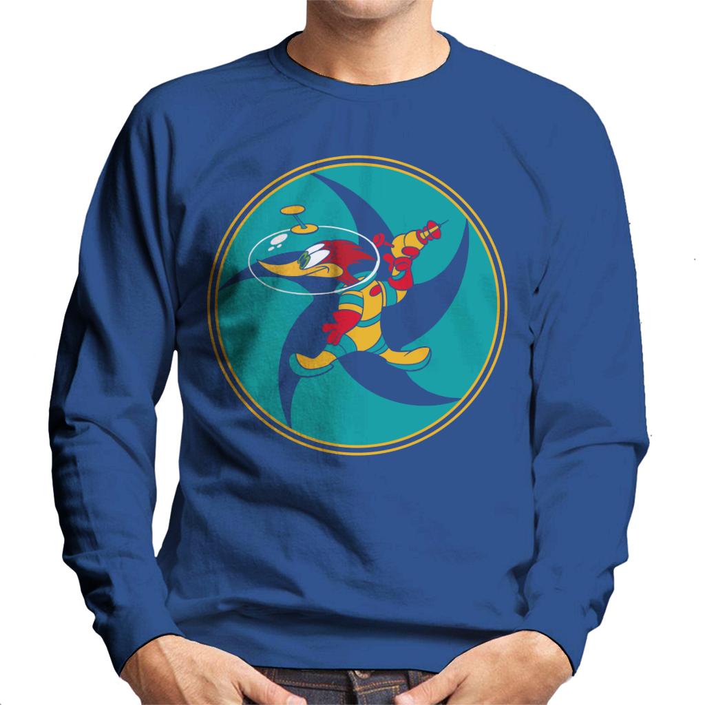 Woody Woodpecker Space Suit Men's Sweatshirt-ALL + EVERY