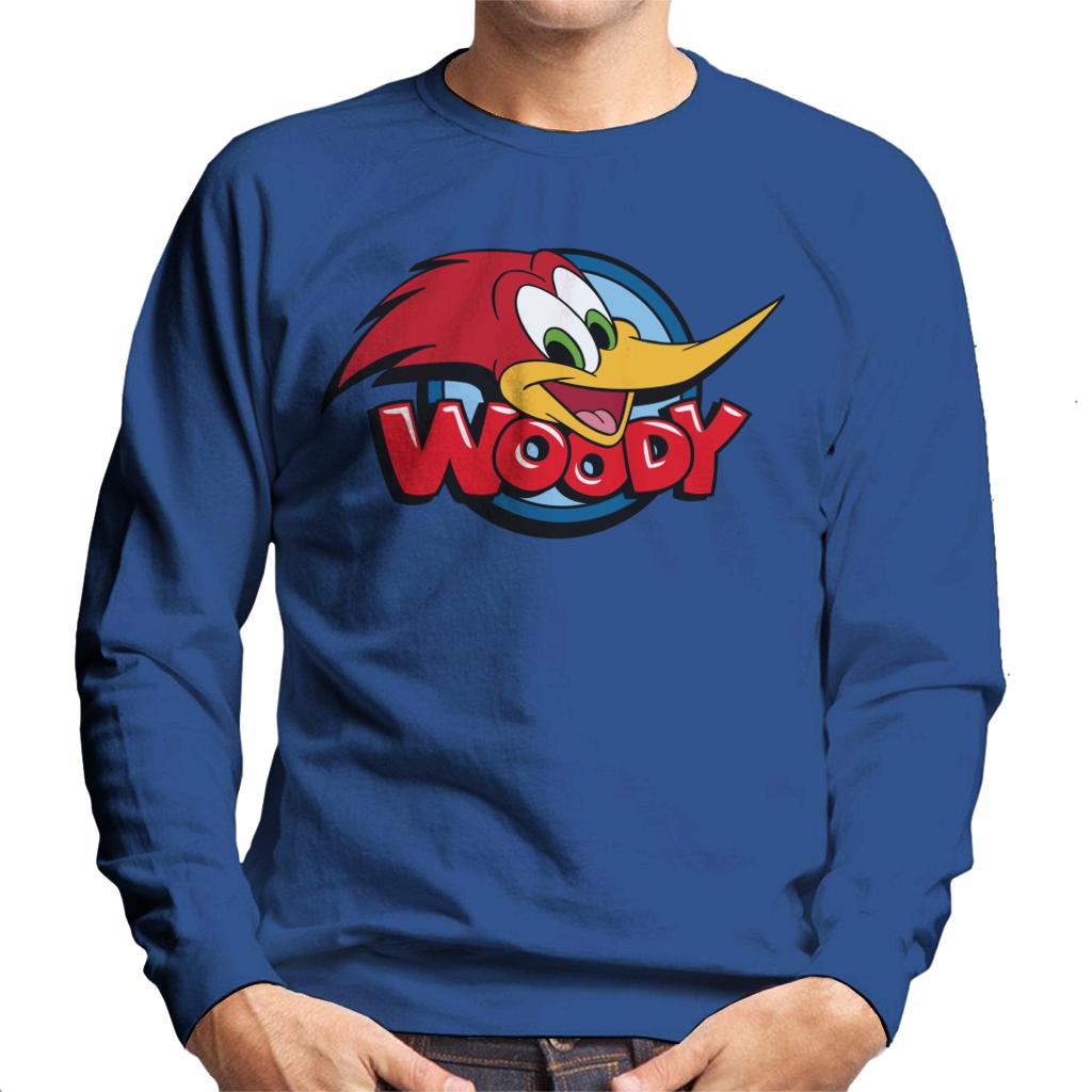 Woody Woodpecker Character Head Woody Logo Men's Sweatshirt-ALL + EVERY