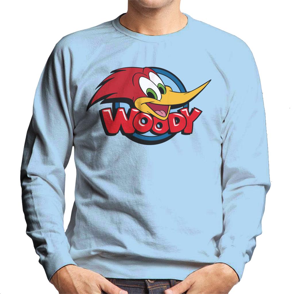 Woody Woodpecker Character Head Woody Logo Men's Sweatshirt-ALL + EVERY