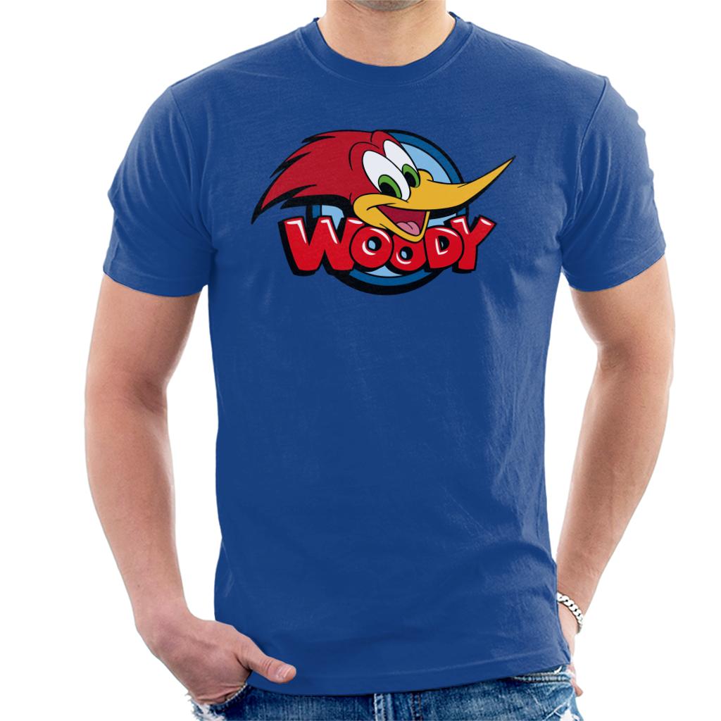 Woody Woodpecker Character Head Woody Logo Men's T-Shirt-ALL + EVERY