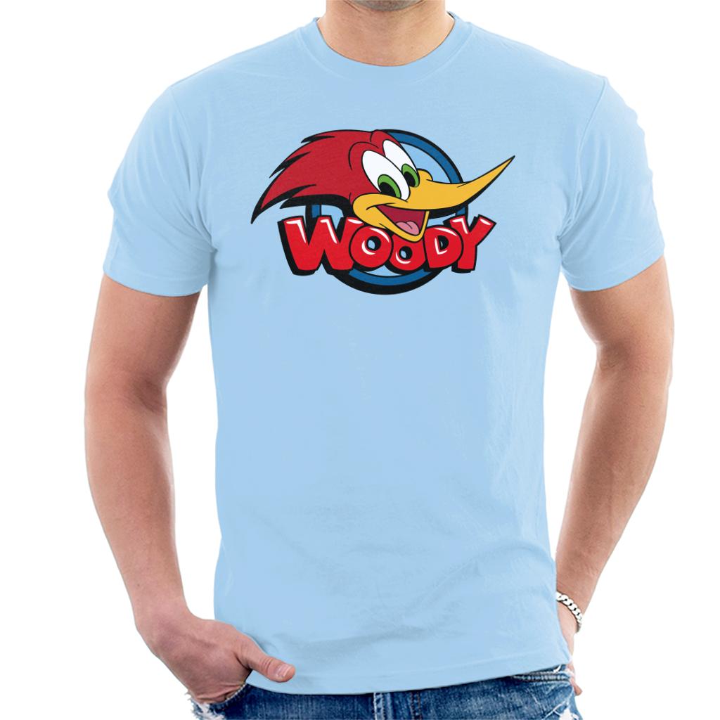 Woody Woodpecker Character Head Woody Logo Men's T-Shirt-ALL + EVERY