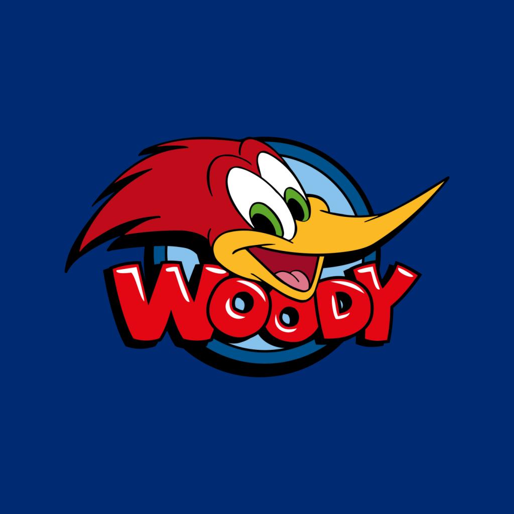 Woody Woodpecker Character Head Woody Logo Men's T-Shirt-ALL + EVERY