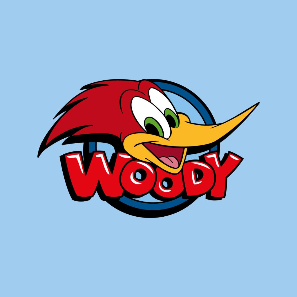 Woody Woodpecker Character Head Woody Logo Men's T-Shirt-ALL + EVERY