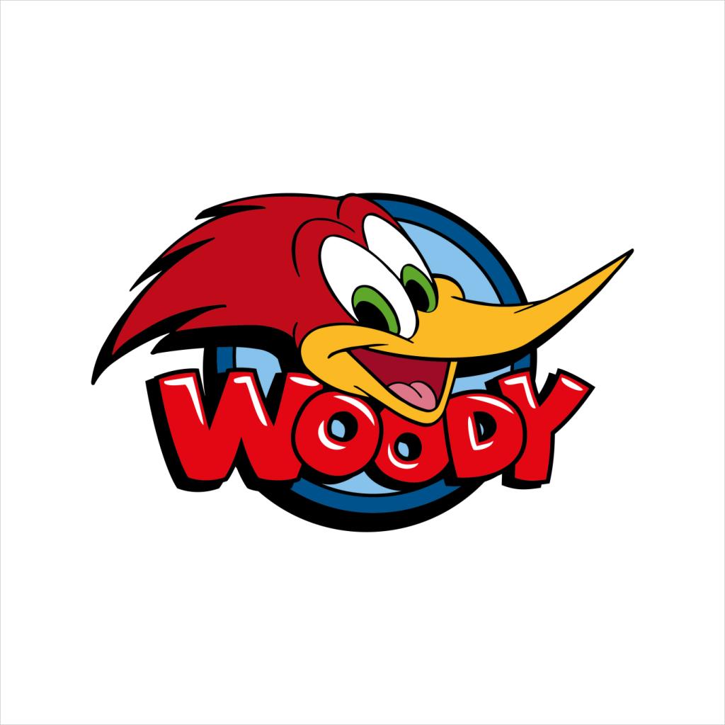 Woody Woodpecker Character Head Woody Logo Men's T-Shirt-ALL + EVERY