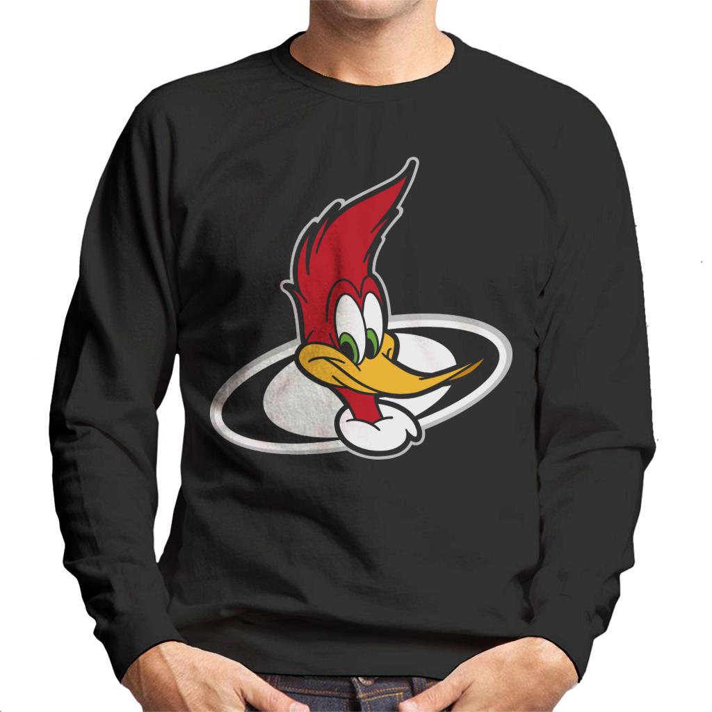 Woody Woodpecker Character Head Men's Sweatshirt-ALL + EVERY