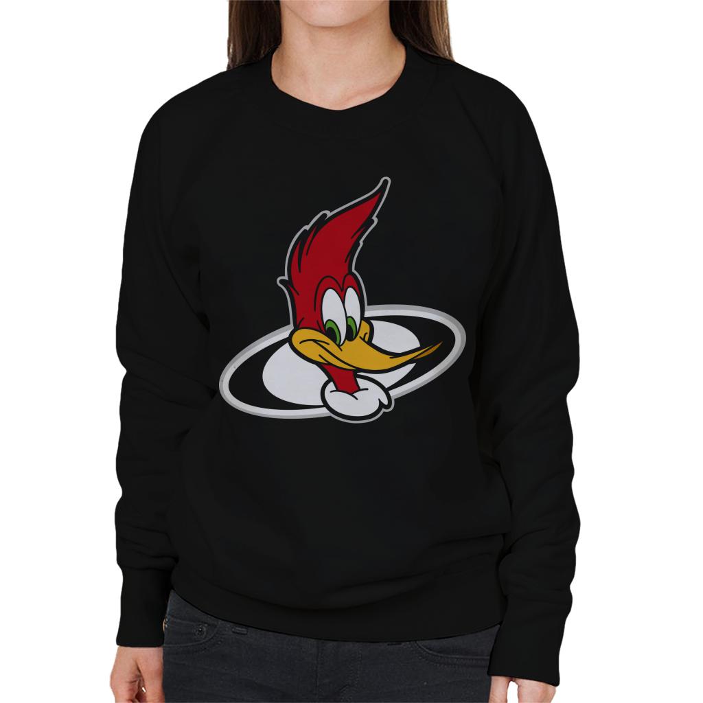 Woody Woodpecker Character Head Women's Sweatshirt-ALL + EVERY