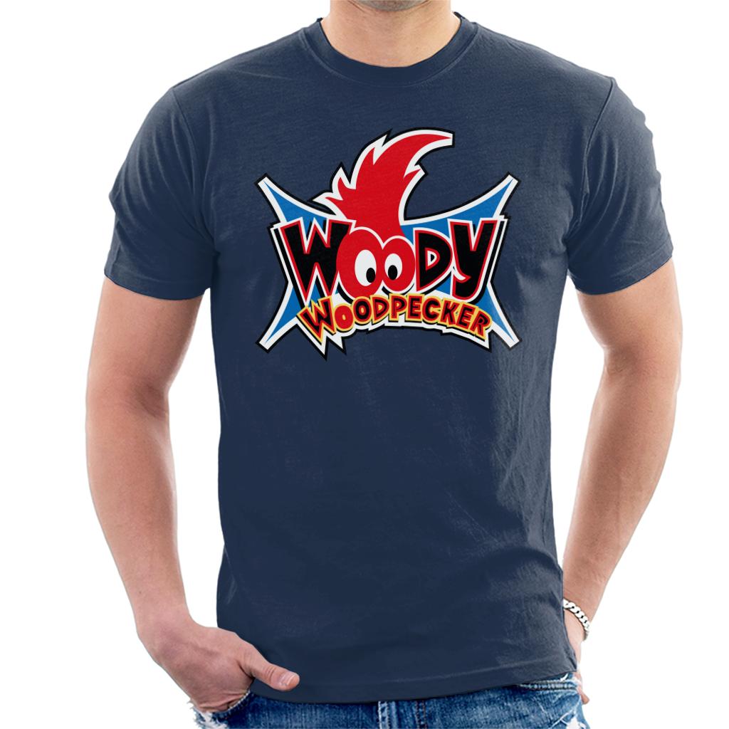 Woody Woodpecker Eyes Logo Men's T-Shirt-ALL + EVERY