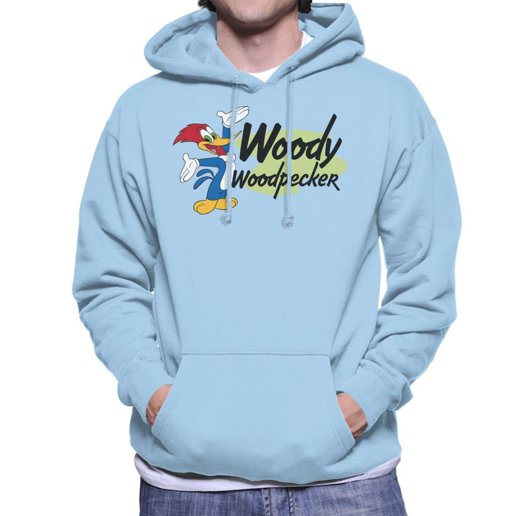 Woody Woodpecker Classic Stance Men's Hooded Sweatshirt-ALL + EVERY