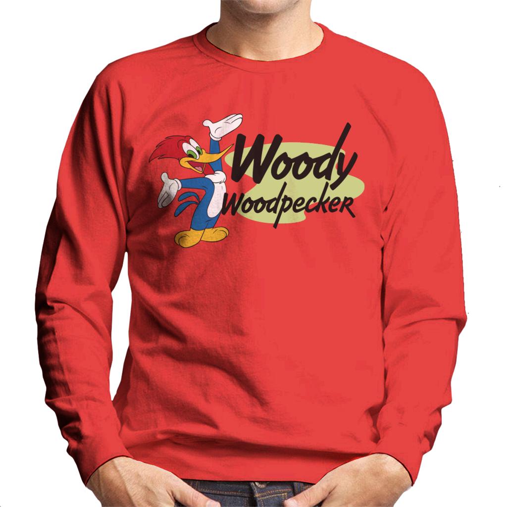 Woody Woodpecker Classic Stance Men's Sweatshirt-ALL + EVERY