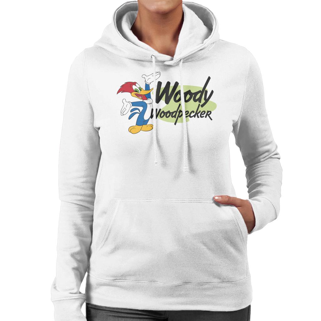 Woody Woodpecker Classic Stance Women's Hooded Sweatshirt-ALL + EVERY