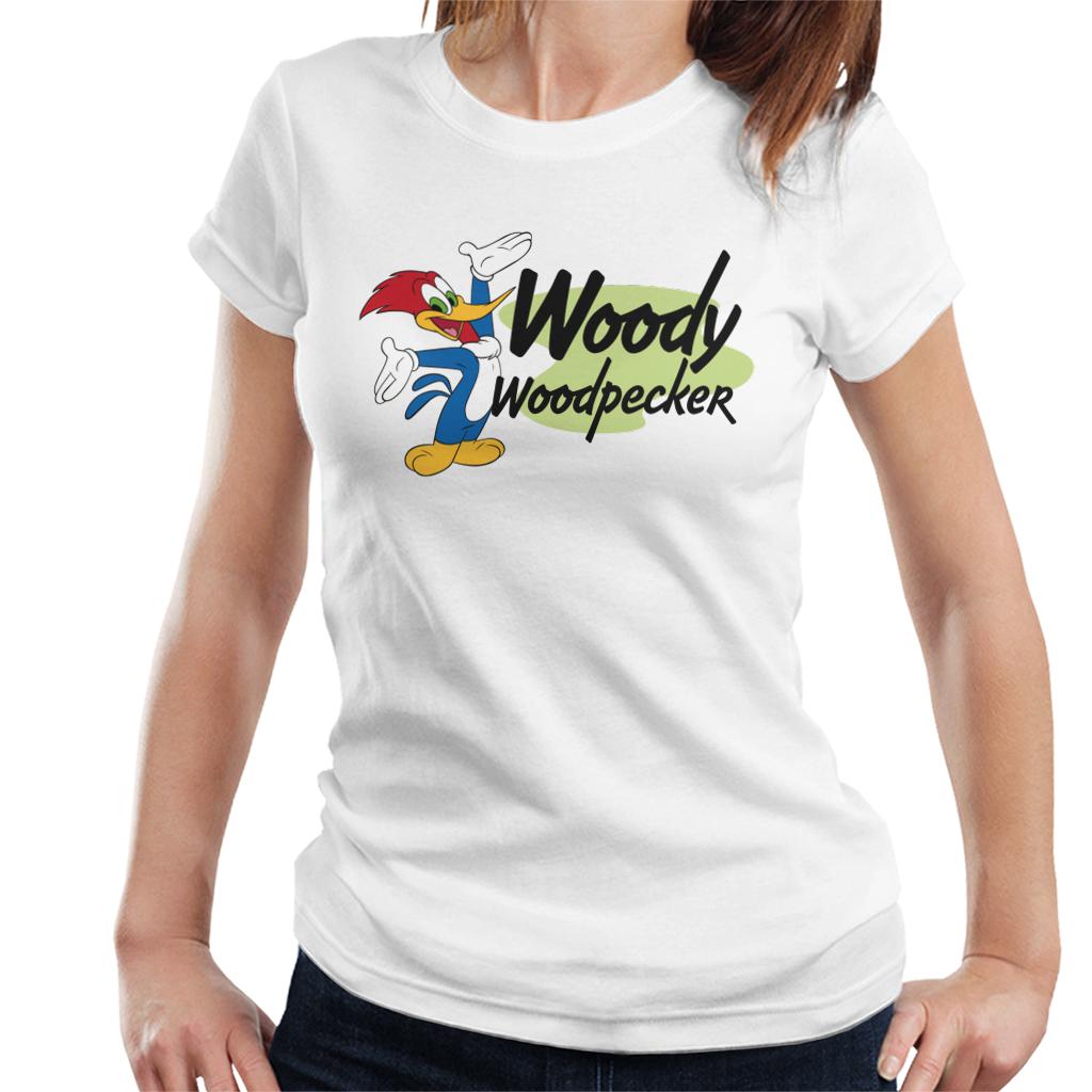 Woody Woodpecker Classic Stance Women's T-Shirt-ALL + EVERY