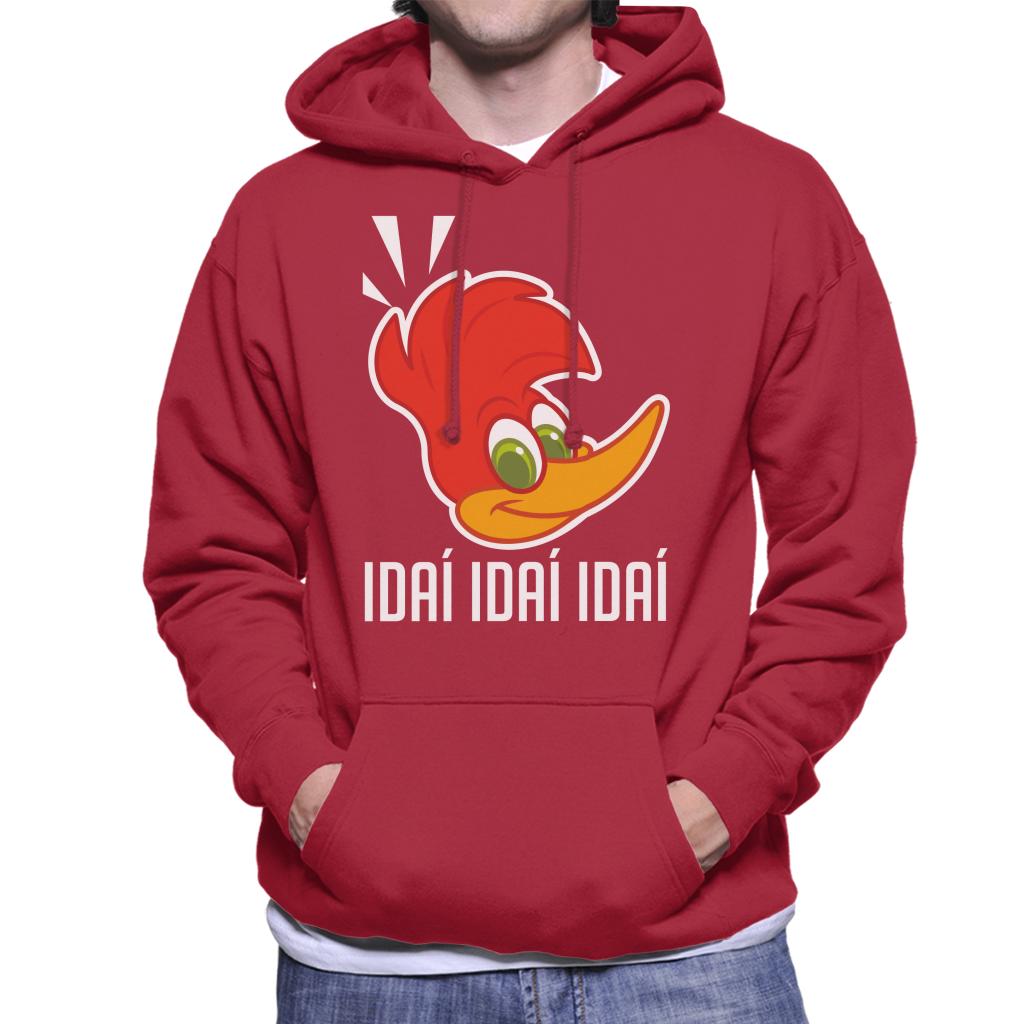 Woody Woodpecker Idai Idai Idai Men's Hooded Sweatshirt-ALL + EVERY