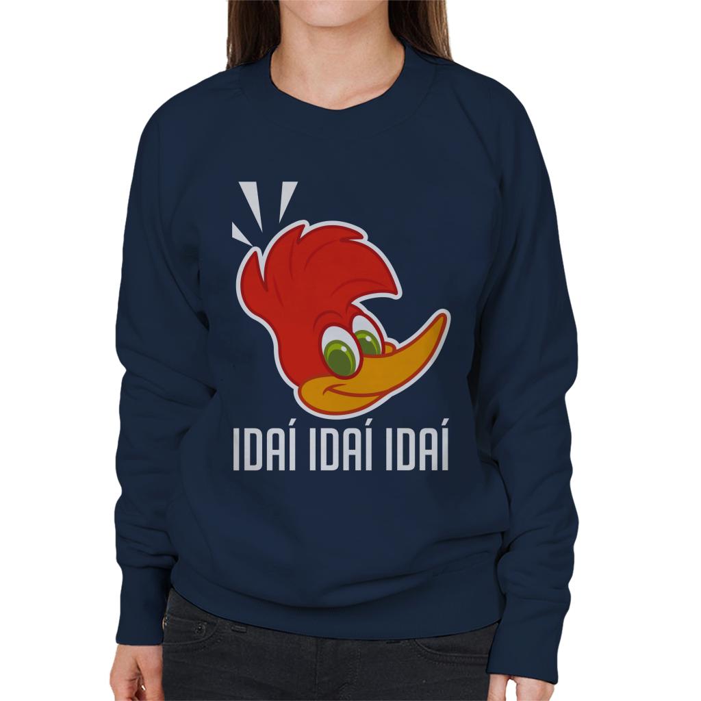 Woody Woodpecker Idai Idai Idai Women's Sweatshirt-ALL + EVERY