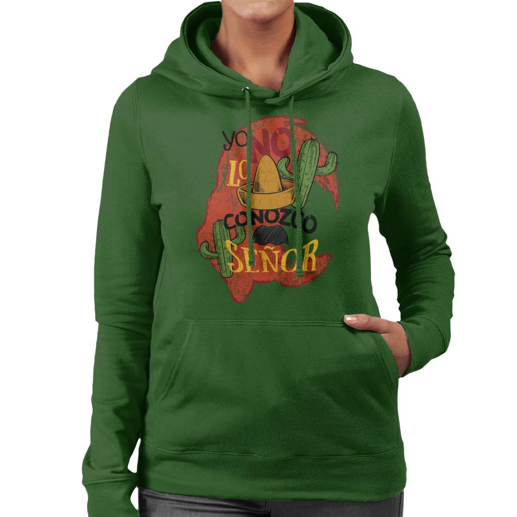 Woody Woodpecker Yo No Lo Conozco Senor Women's Hooded Sweatshirt-ALL + EVERY