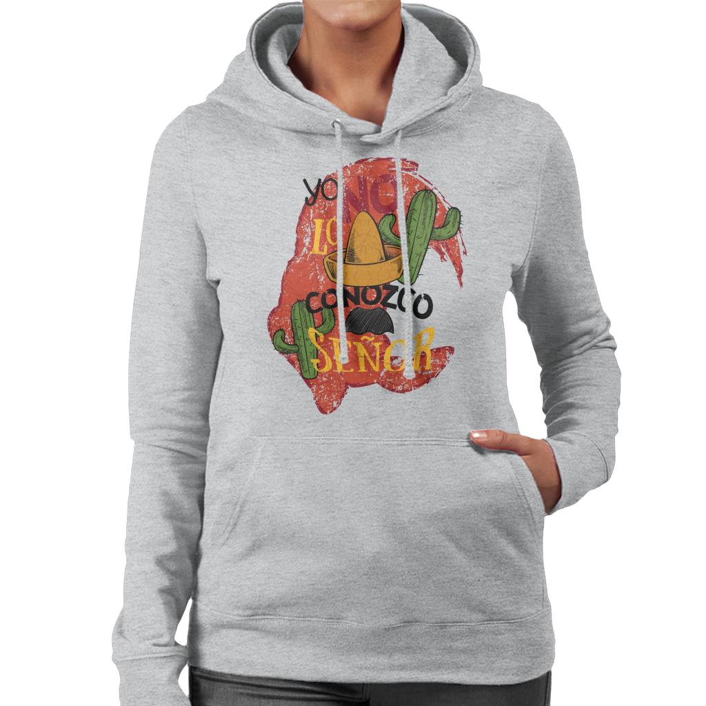 Woody Woodpecker Yo No Lo Conozco Senor Women's Hooded Sweatshirt-ALL + EVERY