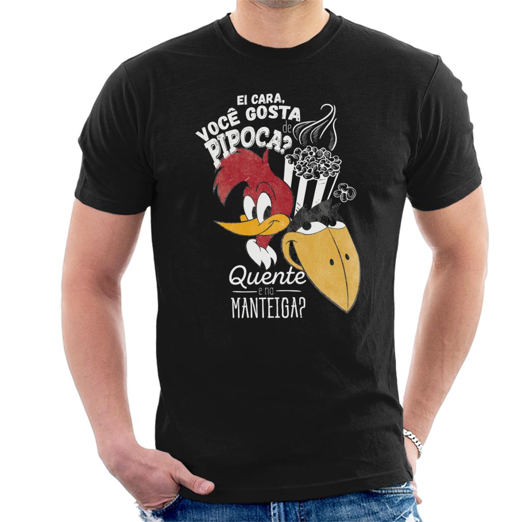 Woody Woodpecker Ei Cara Voce Gosta De Pipoca Men's T-Shirt-ALL + EVERY