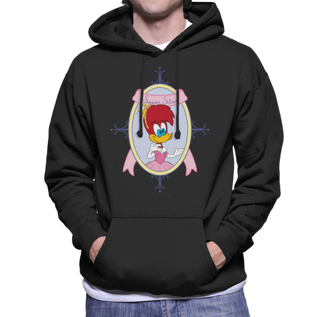 Woody Woodpecker Winnie Woodpecker Super Star Men's Hooded Sweatshirt-ALL + EVERY