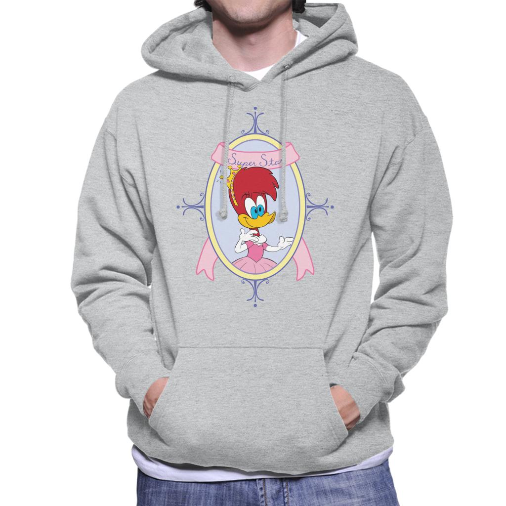 Woody Woodpecker Winnie Woodpecker Super Star Men's Hooded Sweatshirt-ALL + EVERY