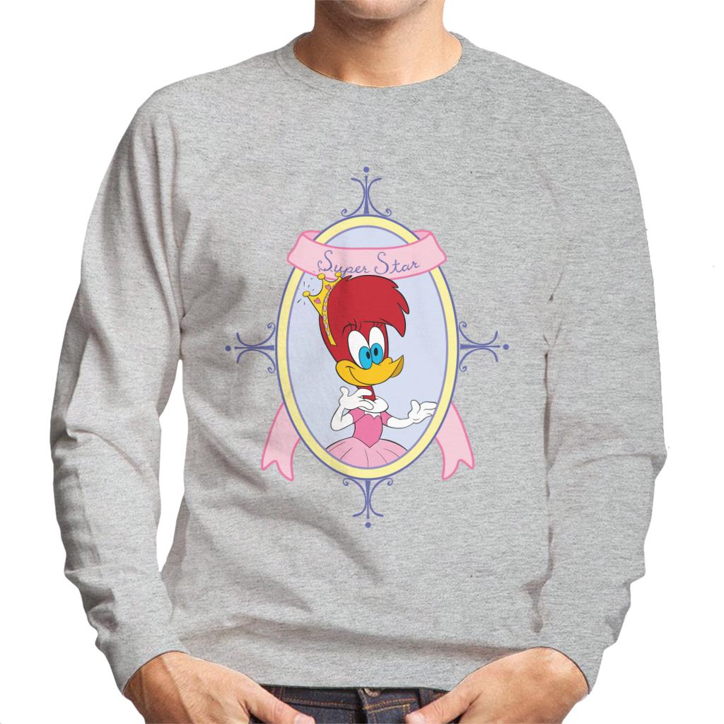 Woody Woodpecker Winnie Woodpecker Super Star Men's Sweatshirt-ALL + EVERY