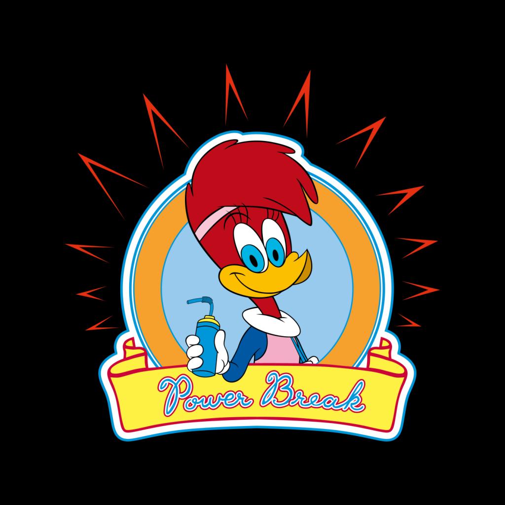 Woody Woodpecker Winnie Woodpecker Power Break Men's T-Shirt-ALL + EVERY