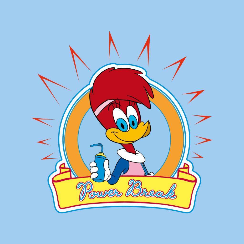 Woody Woodpecker Winnie Woodpecker Power Break Men's T-Shirt-ALL + EVERY