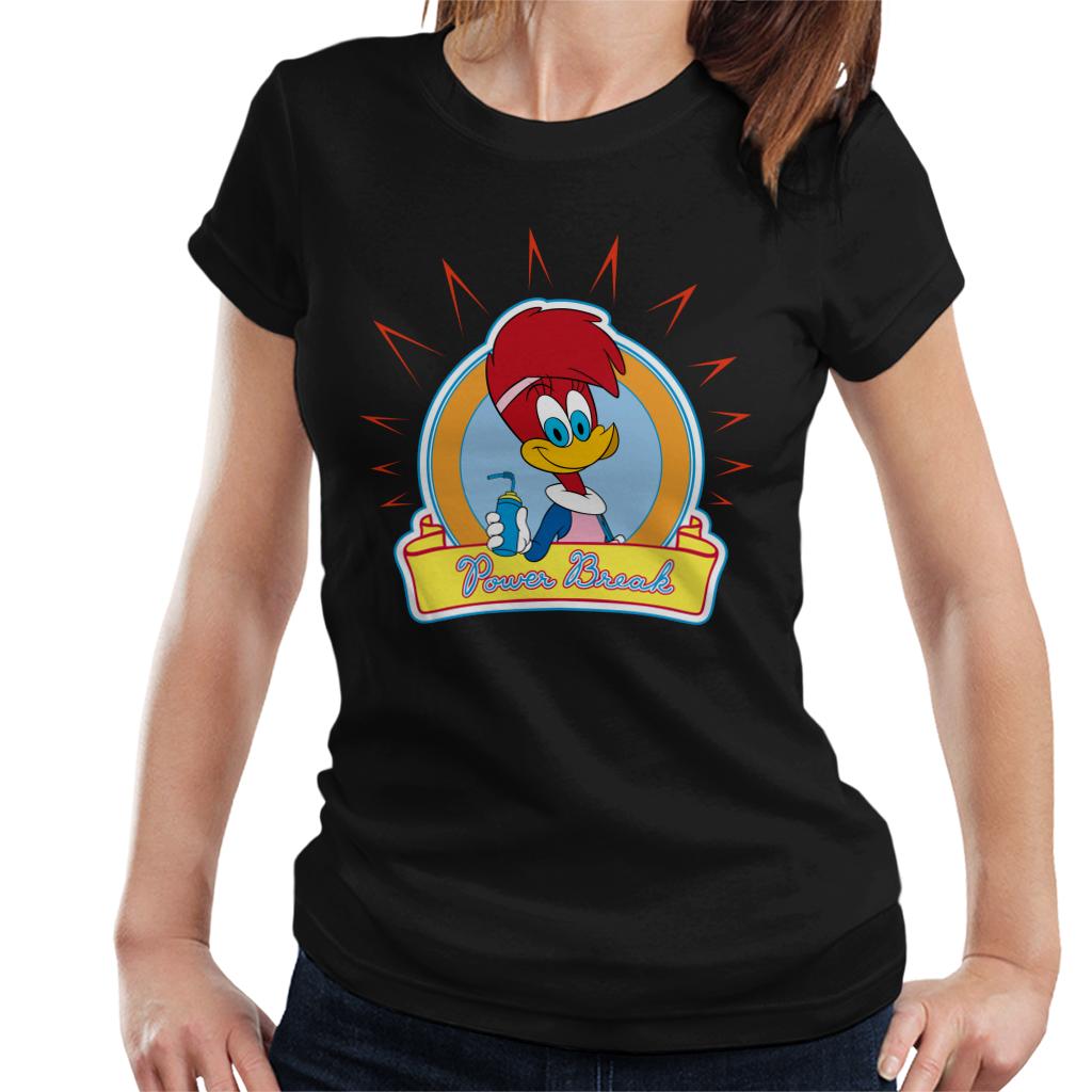 Woody Woodpecker Winnie Woodpecker Power Break Women's T-Shirt-ALL + EVERY