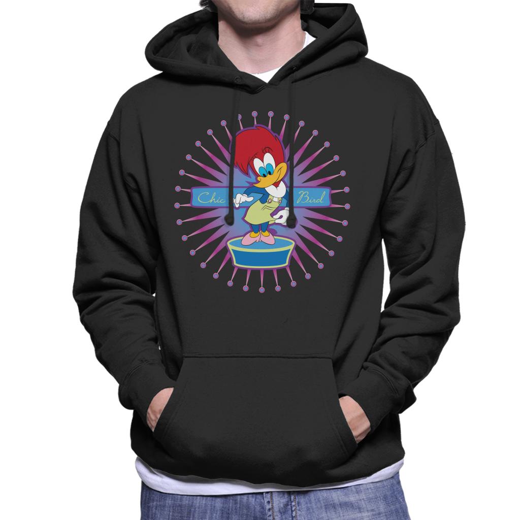 Woody Woodpecker Winnie Woodpecker Chic Bird Men's Hooded Sweatshirt-ALL + EVERY