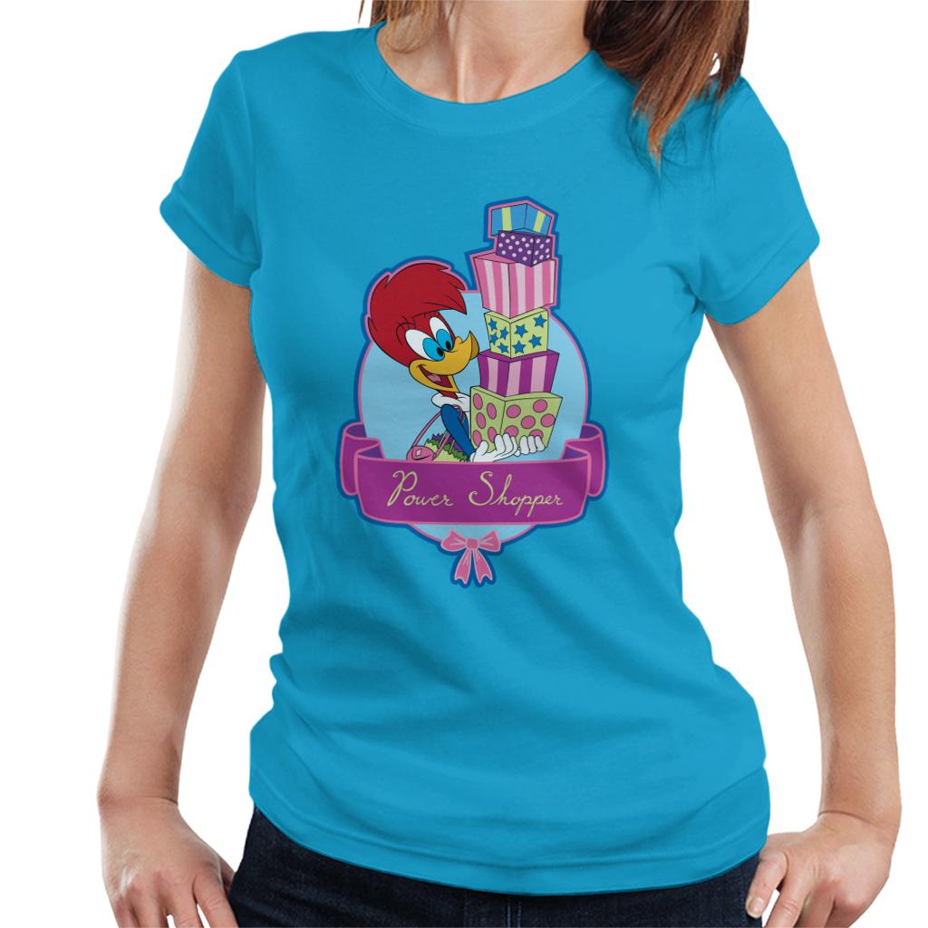 Woody Woodpecker Winnie Woodpecker Power Shopper Women's T-Shirt-ALL + EVERY