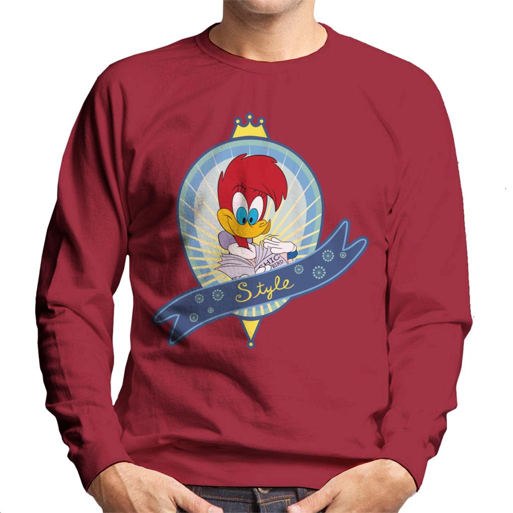 Woody Woodpecker Winnie Style Men's Sweatshirt-ALL + EVERY