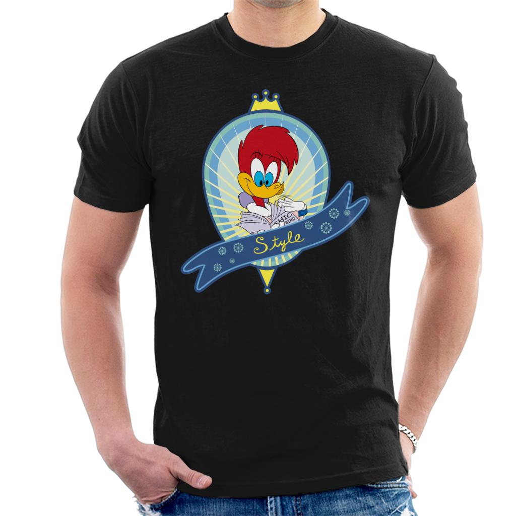 Woody Woodpecker Winnie Style Men's T-Shirt-ALL + EVERY