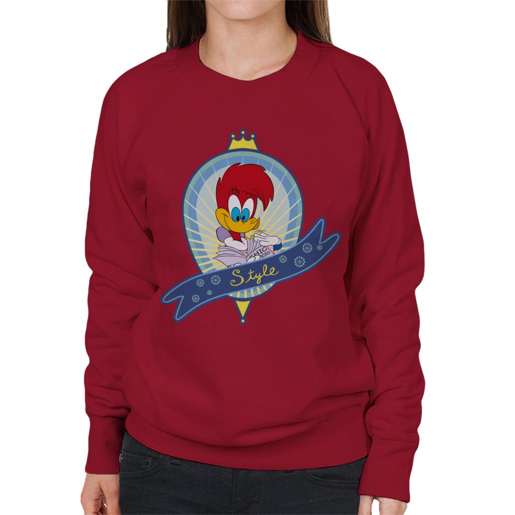 Woody Woodpecker Winnie Style Women's Sweatshirt-ALL + EVERY