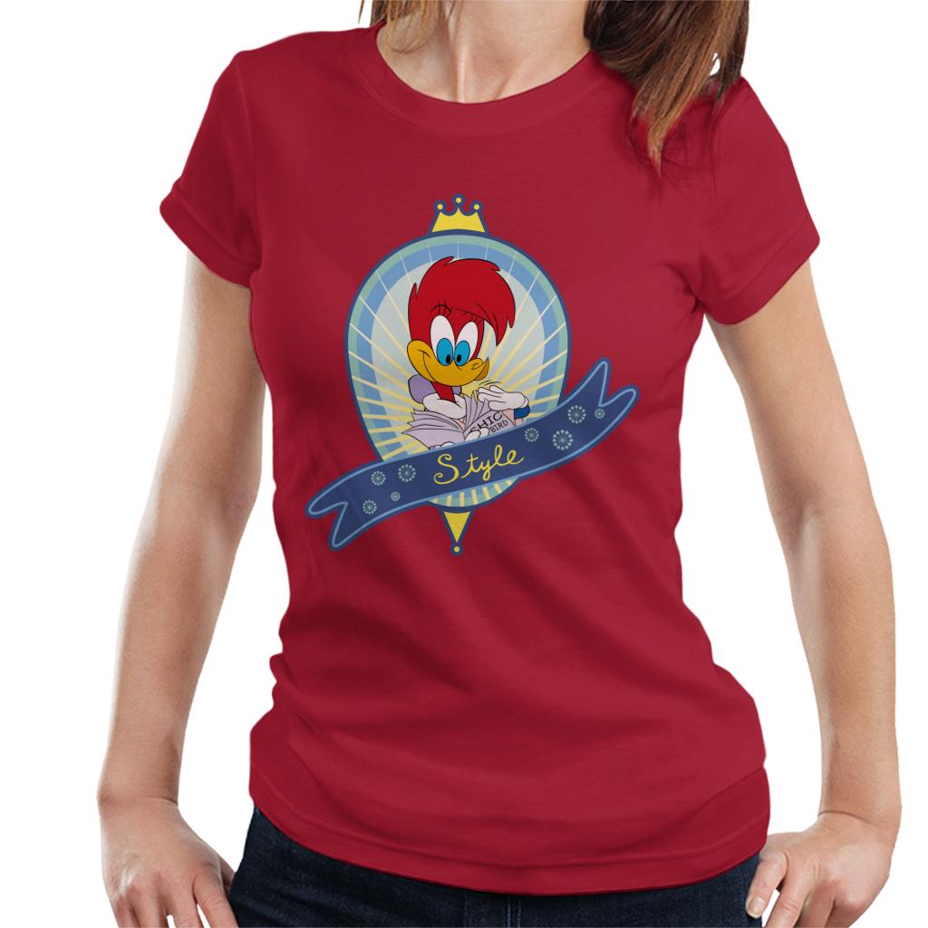 Woody Woodpecker Winnie Style Women's T-Shirt-ALL + EVERY