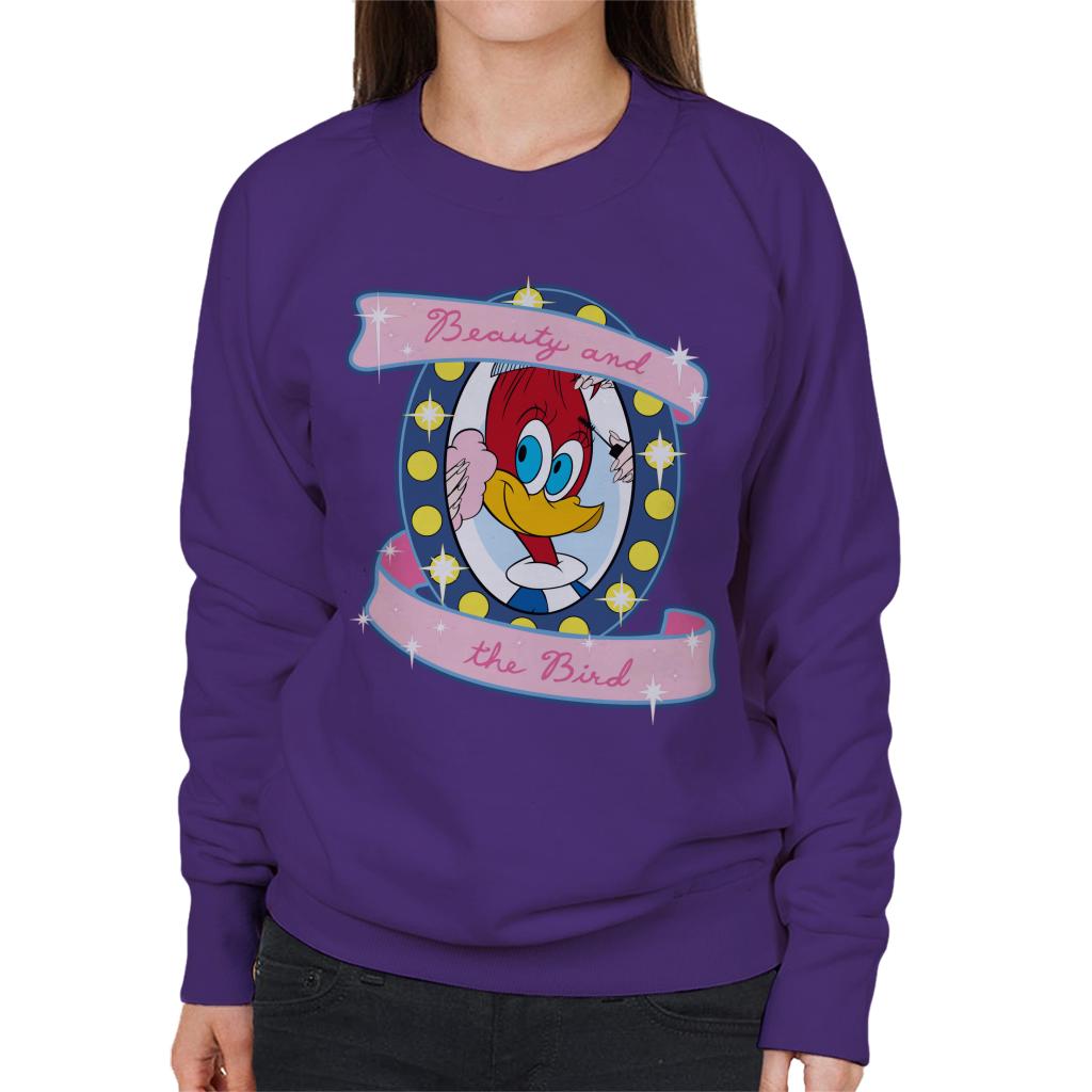 Woody Woodpecker Beauty And The Bird Women's Sweatshirt-ALL + EVERY