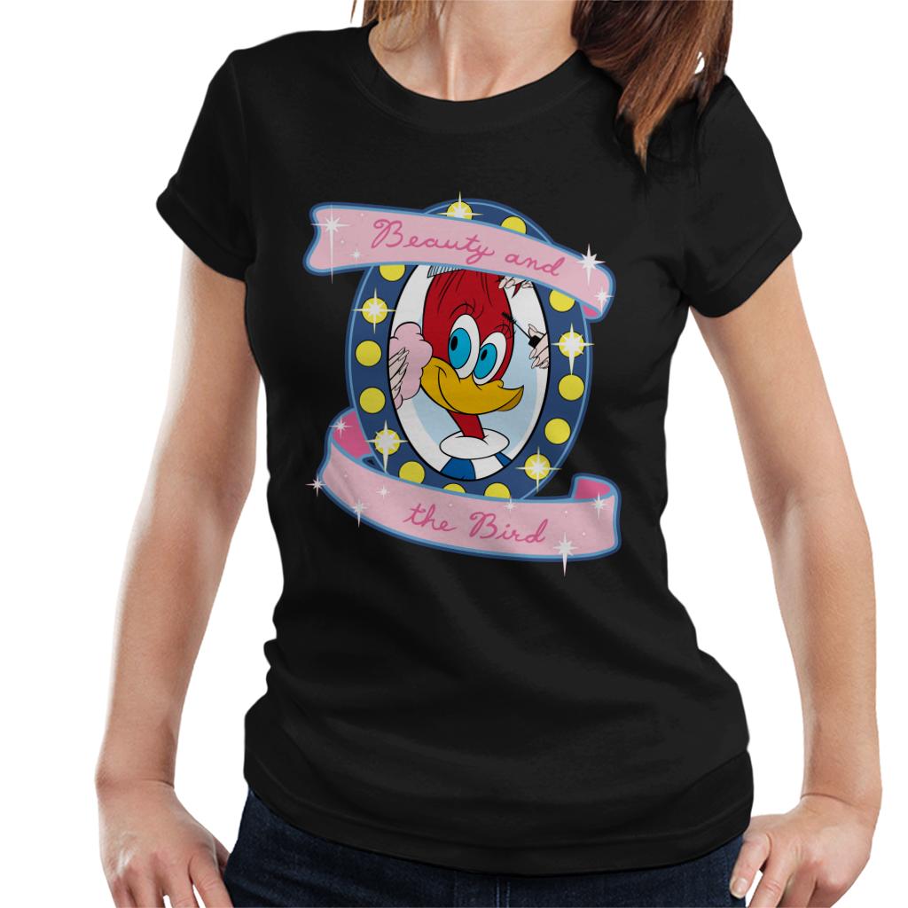 Woody Woodpecker Beauty And The Bird Women's T-Shirt-ALL + EVERY