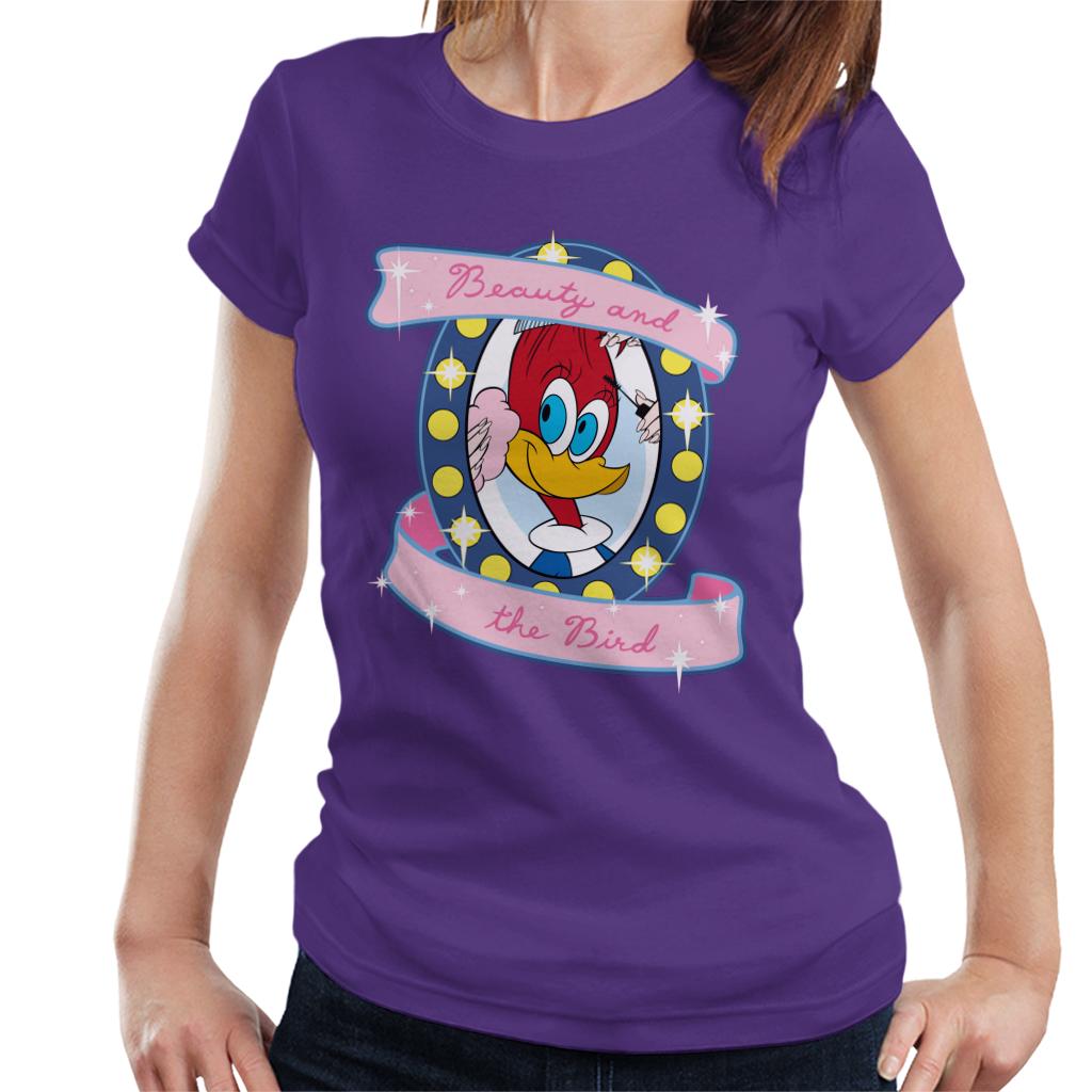 Woody Woodpecker Beauty And The Bird Women's T-Shirt-ALL + EVERY