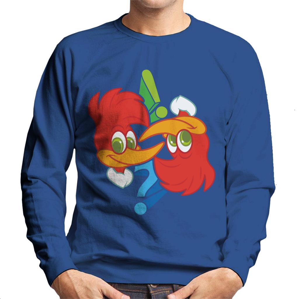 Woody Woodpecker Winnie Question Mark Men's Sweatshirt-ALL + EVERY