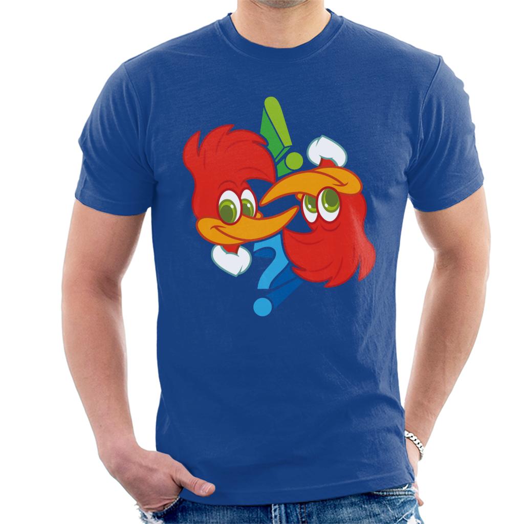 Woody Woodpecker Winnie Question Mark Men's T-Shirt-ALL + EVERY