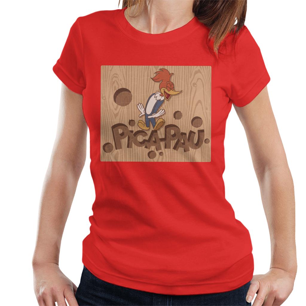 Woody Woodpecker Pica Pau Women's T-Shirt-ALL + EVERY