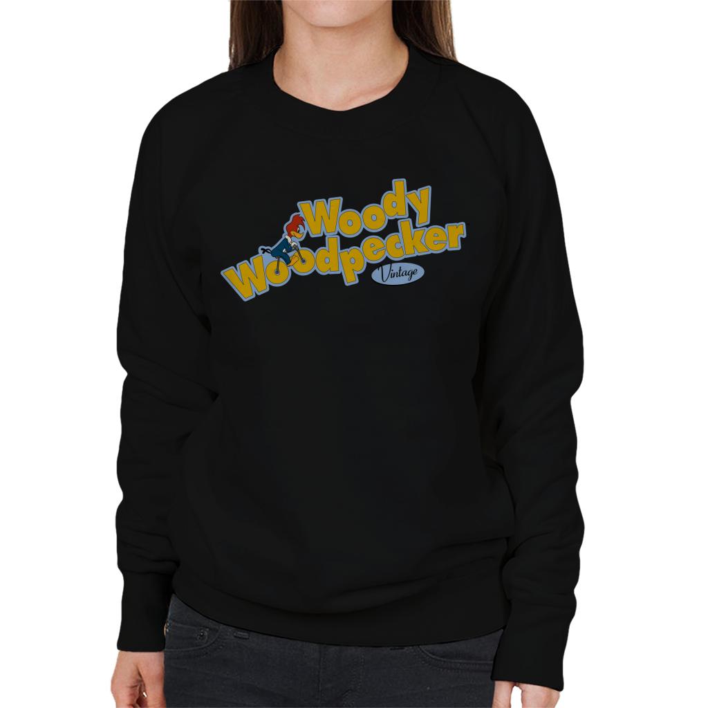 Woody Woodpecker Vintage Women's Sweatshirt-ALL + EVERY