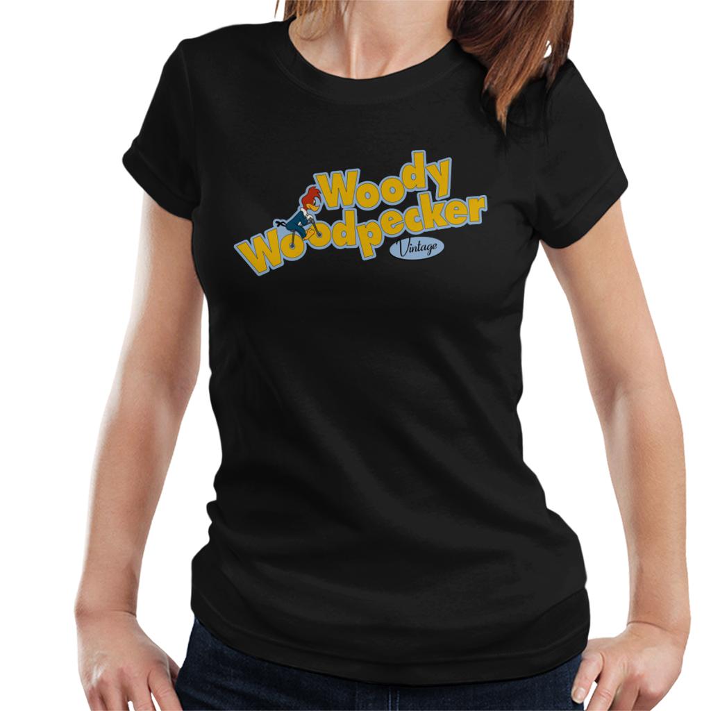 Woody Woodpecker Vintage Women's T-Shirt-ALL + EVERY