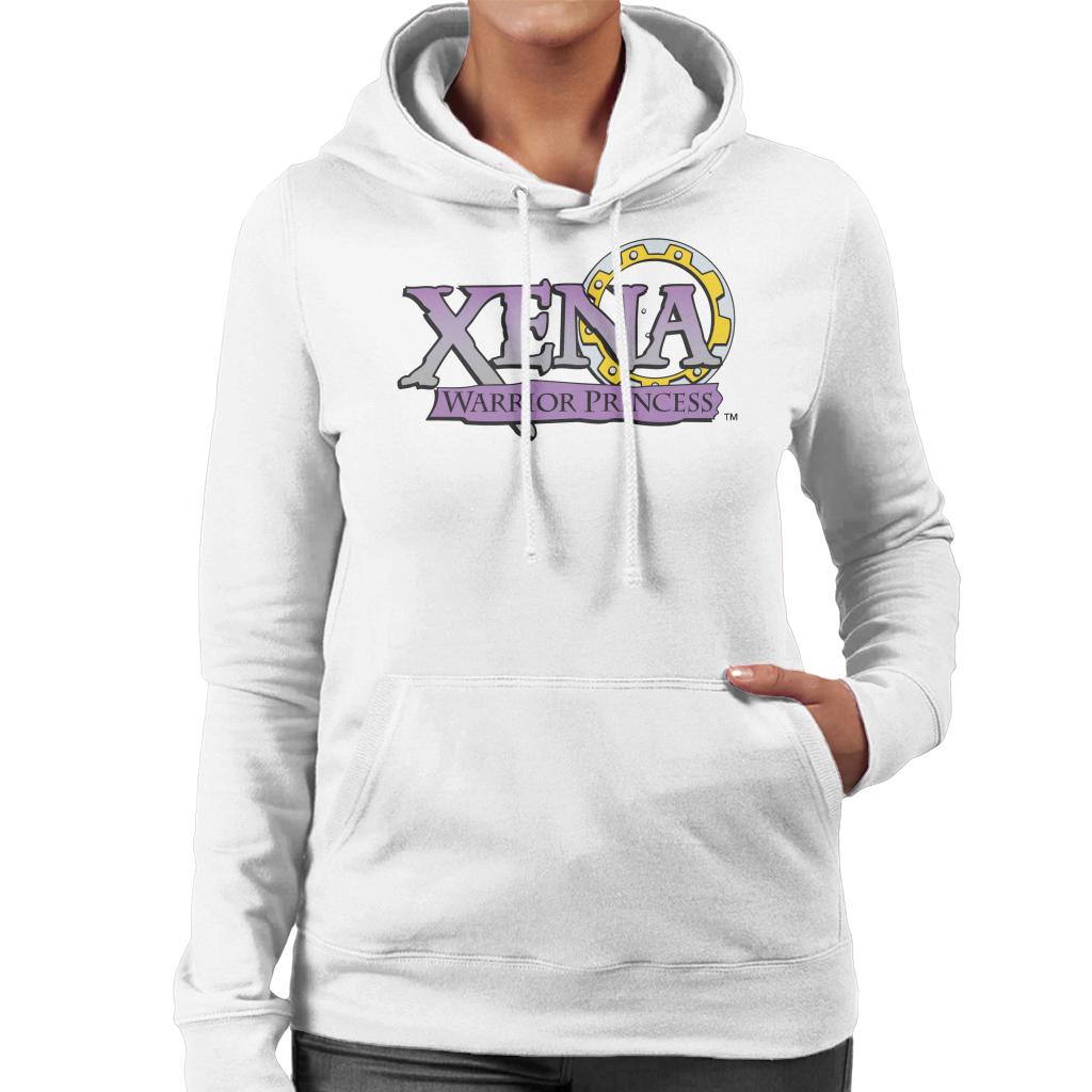 Xena Warrior Princess Logo Women's Hooded Sweatshirt-ALL + EVERY