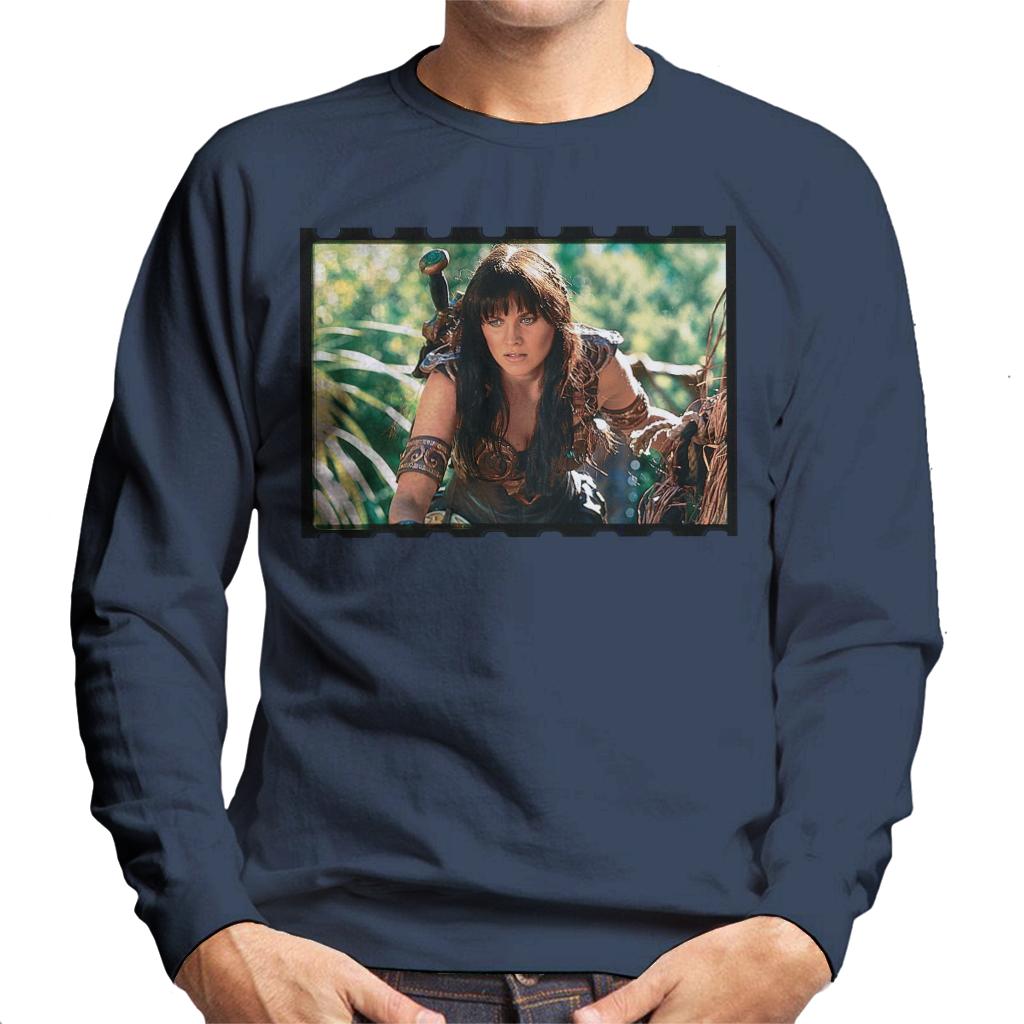 Xena Warrior Princess Spying Men's Sweatshirt-ALL + EVERY