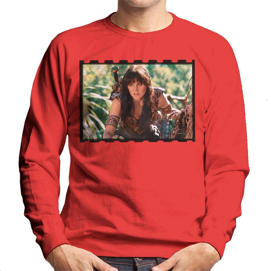 Xena Warrior Princess Spying Men's Sweatshirt-ALL + EVERY