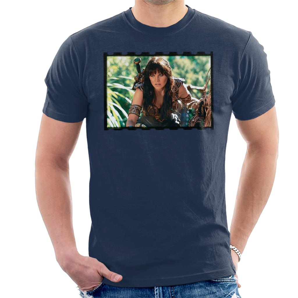 Xena Warrior Princess Spying Men's T-Shirt-ALL + EVERY