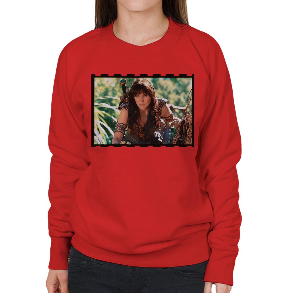 Xena Warrior Princess Spying Women's Sweatshirt-ALL + EVERY