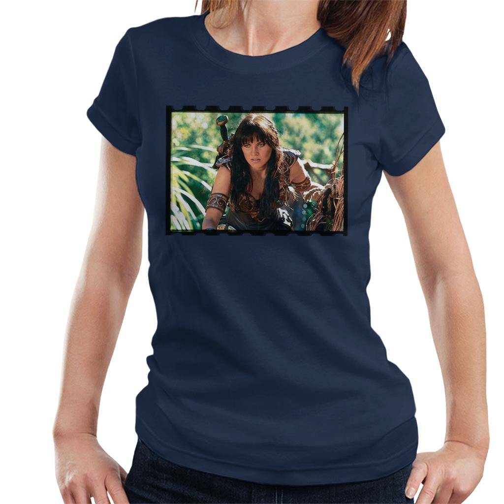 Xena Warrior Princess Spying Women's T-Shirt-ALL + EVERY