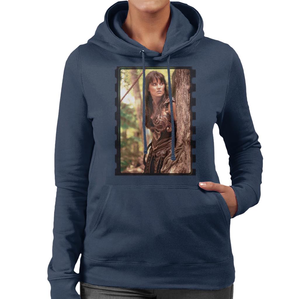 Xena Warrior Princess In The Jungle Women's Hooded Sweatshirt-ALL + EVERY