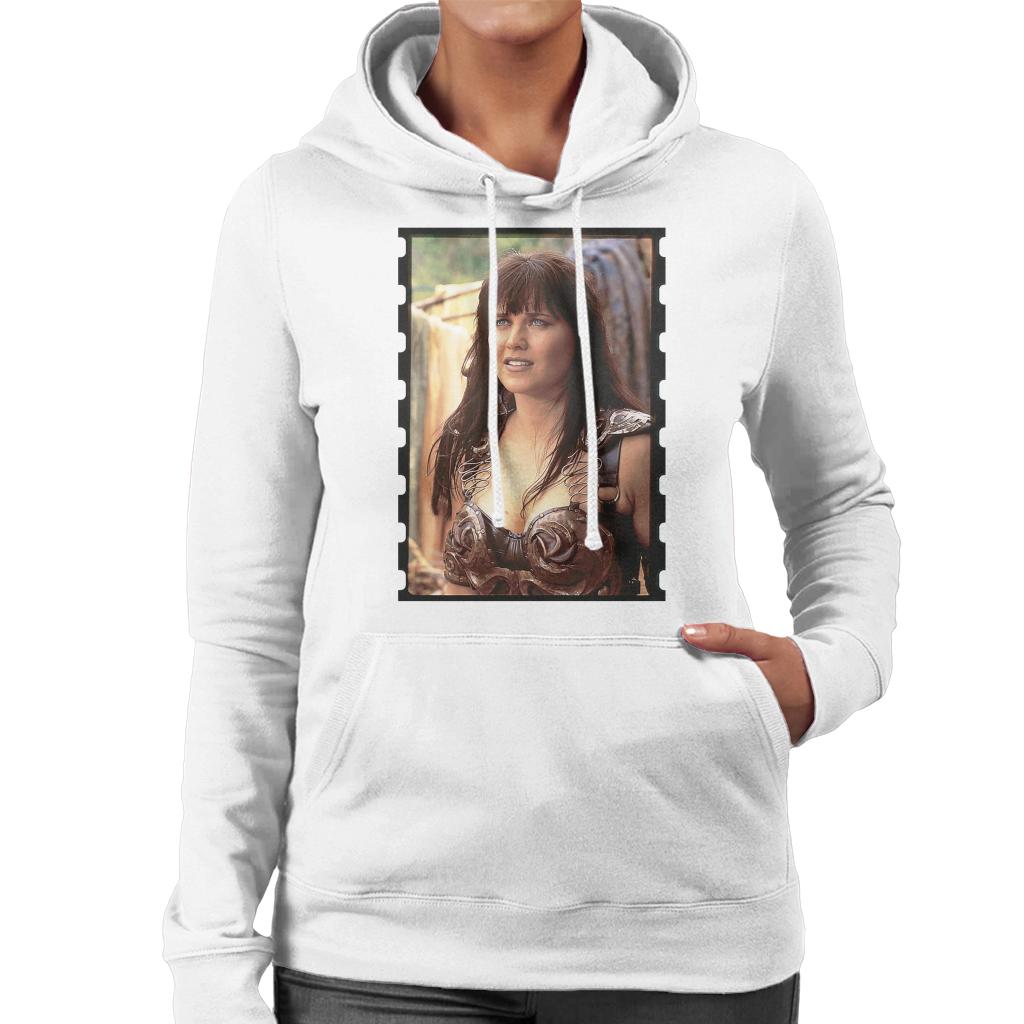 Xena Warrior Princess On A Quest Women's Hooded Sweatshirt-ALL + EVERY