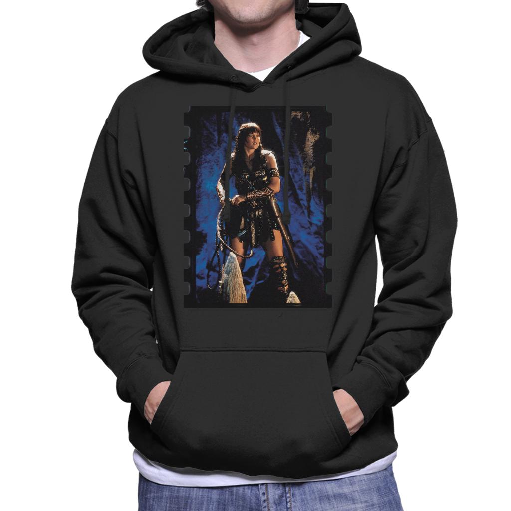 Xena Warrior Princess The Cave Men's Hooded Sweatshirt-ALL + EVERY