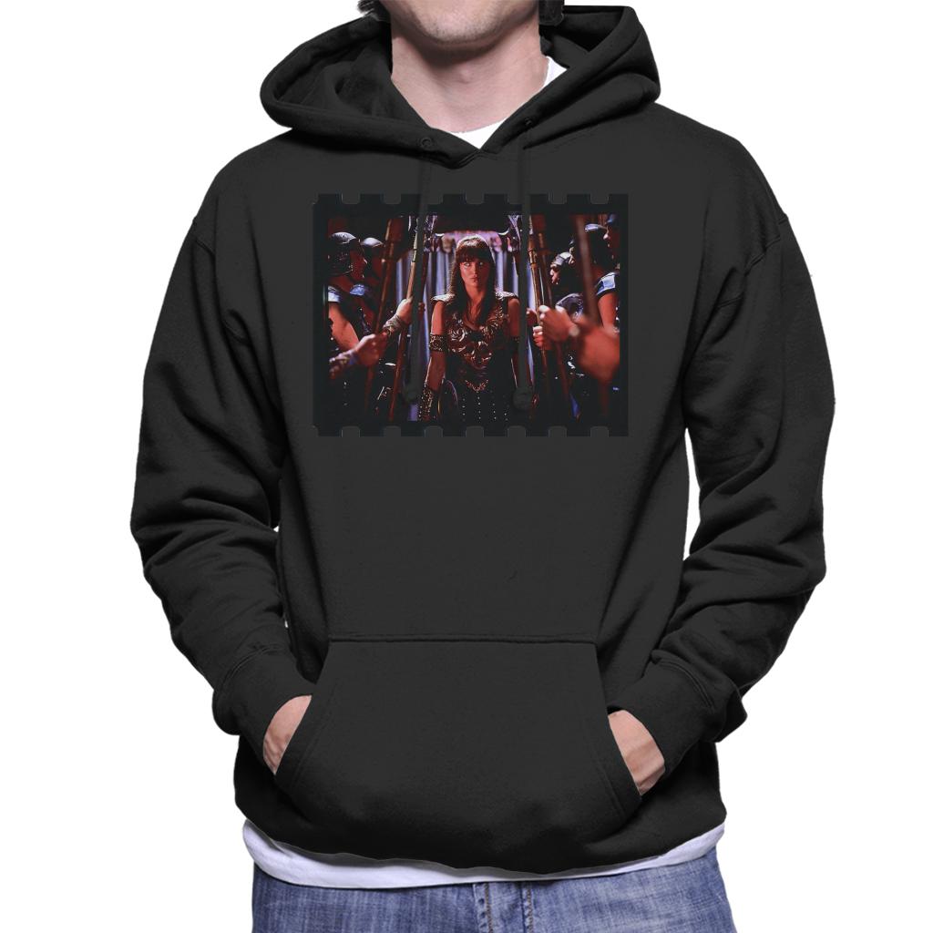 Xena Warrior Princess And Her Soldiers Men's Hooded Sweatshirt-ALL + EVERY